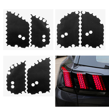 6pcs/set Car Taillight Sticker Honeycomb Tail Light Decorative Stickers Decals Fit For Ford Mustang Car Styling Car Accessories 2024 - buy cheap