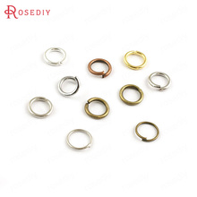 (16711)50g Diameter 4MM 5MM 6MM 7MM 8MM Thickness 0.7MM~1.2MM Iron Connect Rings Jump Rings Split Rings Jewelry Accessories 2024 - buy cheap