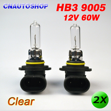 Hippcron Clear 9005 HB3 Car Halogen Bulbs 12V 60W Auto Headlight Lamps Glass 2 PCS 2024 - buy cheap