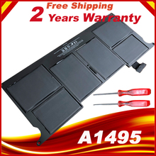 HSW Новая батарея A1495 батарея для Macbook Air 11 "A1370 2011 A1465 2012 2013 A1406 с двумя бесплатными отвертками 2024 - купить недорого