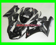 Kit de carenagem de motocicleta para kawasaki ninja, modelos zx6r 05, zx6r 636, 2005, 2006, preto fosco e brilhante, com 7 presentes, sx18 2024 - compre barato