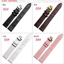 12mm 14mm 16mm 18mm 20 milímetros pulseira De Couro fina de bambu em forma de borboleta para o sexo masculino e feminino moda strap fit LA8262 LA802008 2024 - compre barato