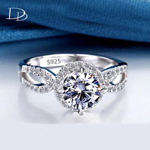 DODO Fashion Jewelry Silver Color AAA Zircon Gorgeous Rings For Women Bague Pageant Wedding Anel Big Luxurious Dd076 2024 - buy cheap