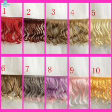 1pcs 15cm&25cm*100CM Wave curls Wigs hair for 1/3 1/4 BJD/SD dolls Accessories 2024 - buy cheap