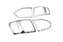 Cubiertas de luz trasera cromadas de estilo de coche, embellecedor para Volkswagen, VW, Jetta, MK6 2024 - compra barato