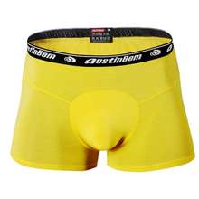 Men's Underwear Fashion Round Convex Pouch Panties Cotton Comfortable Male Home Sleepwear Breathable Boxer Shorts 2024 - buy cheap