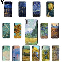 Yinuoda Ван Гог Картина маслом чехол для телефона Apple iPhone 8 7 6 6S Plus X XS MAX 5 5S SE XR мобильный чехол 2024 - купить недорого