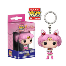 FUNKO POP Cute cartoon Japanese Anime Sailor Chibi Moon keychain action figure Collectible Model Toys for children gift 2024 - buy cheap