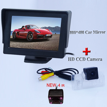 Monitor HD de aparcamiento de coche con visión nocturna IR, cámara de Vista trasera de coche CCD para Almera 2013/TEANA TIIDA/ Sylphy Altima 2024 - compra barato