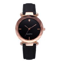 Black New watch women Checkers Faux lady dress watch Casual Leather quartz-watch Analog wristwatch Gift 2018 Luxury Band OC0805 2024 - buy cheap