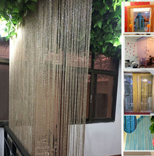 1 pc Decorative Line Curtains Partition Window Door Divider Sheer Curtains Valance Home Decoration 1.95X0.95m 2024 - buy cheap
