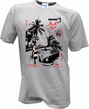2019 повседневная мужская верхняя одежда популярный дизайн 100% мультяшная Футболка мужская футболка для серфера автобуса серфера Ретро Samba T1 T2 T3 футболки принтер 2024 - купить недорого