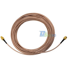 High Quality10m SMA Male plug to Female Nut Bulkhead RF Coax Extension Pigitail Cable RG316 2024 - buy cheap