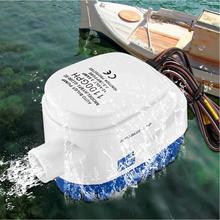 Bomba de água de porão elétrica 12/24 v 750gph/1100gph para bomba de automóvel submersível com interruptor de flutuação barco marinho do mar isca tanque peixes 2024 - compre barato