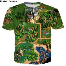 Camiseta de PLstar Cosmos Unisex, camisa con estampado de héroes de Might & Magic, informal, de verano, a la moda, novedad de 2019, envío directo 2024 - compra barato