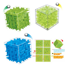 Mini cubo mágico labirinto 3d, quebra-cabeça para aprendizagem, brinquedos para crianças adultos 2024 - compre barato