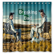 Breaking Bad Background-cortina de baño y ducha de poliéster impermeable (180x180cm) 2024 - compra barato