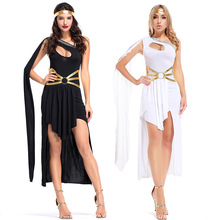 Disfraz de princesa árabe para niñas, traje europeo para fiesta de Halloween, blanco y negro, novedad de 2019 2024 - compra barato