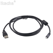 Cable de datos USB para cámara de UC-E6, 1,5 M, 8 pines, color negro, para Olympus, Pentax, FinePix, Sony, Nikon, Coolpix, 10 Uds. 2024 - compra barato