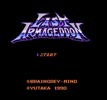 Last Armageddon Region Free 8 Bit Game Card For 72 Pin Video Game Player 2024 - buy cheap