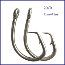 8pcs 20/0 Mustad Tuna Circle Fishing Hook Stainless Steel Tuna Circle Fishing Hook Barbed Hook For Fishing 2024 - buy cheap