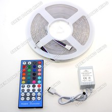5m RGBW RGB LED Strip tape ribbon flexible light 12V smd 5050 Waterproof IP65 40Keys IR remote control + DC12V 8A Controller 2024 - buy cheap