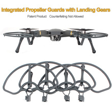 4 pçs/set dobrável estabilizador de trem de pouso + hélice guarda kit para dji mavic pro platinum drone 2024 - compre barato