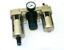 AC4000-04D de drenaje automático G1/2 ", unidad de tratamiento de aire, lubricador neumático, filtro y regulador 2024 - compra barato