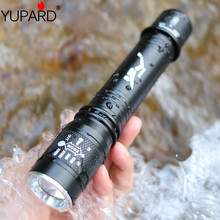 XM-L2 tactical flashlight powerful waterproof underwater scuba diving zoom lantern fill light torch T6 white light LED camping 2024 - buy cheap