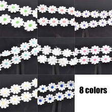 30mm width Inelastic Embroidered Polyester Lace Fabric Trim Ribbon Tape Garment Accessories Decoration 2yard/lot DIY CP0649 2024 - buy cheap