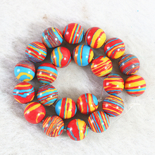 Hot red stripes calaite turquoises stone 6mm 8mm 10mm 12mm new round Loose Beads diy jewelry 15" B505 2024 - buy cheap