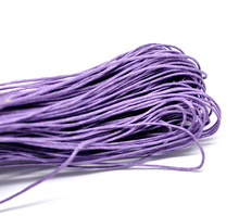 Doreen Box Lovely 80M(3149-5/8") Mauve Waxed Cotton Cord 1mm for Bracelet/ Necklace (B18504) 2024 - buy cheap