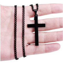 2018 Fashion Stainless steel Cross Necklace for Cool Boy Men Jewelry Pendant Necklaces Men Chain Pendants Women Necklace 2024 - buy cheap