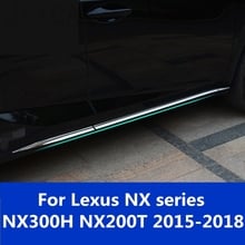 door side line garnish body molding cover protector trim Body trim Door side trim For Lexus NX series NX300H NX200T 2015-2018 2024 - buy cheap