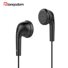 Langsdom Q1 Original 3.5mm Wired Stereo Smartphone earphones Built-in Microphone Universal Earphone for Xiaomi Samsung Galaxy S6 2024 - buy cheap