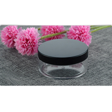 Professional Plastic Loose Powder Jar with Sifter Empty Cosmetic Container Black Matte Cap Makeup Compact With Sieve 2024 - buy cheap