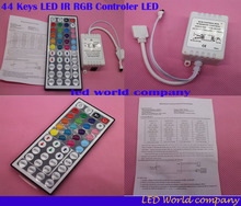 Controlador de luces Led con 44 teclas, controlador de luces LED IR RGB, atenuador remoto IR DC12V 6A para tira de LED RGB 3528 5050 2024 - compra barato