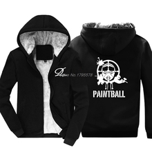 Novo inverno casual homens engrossar hoodie verde camisas defesa do exército paintball militar moletom hip hop jaqueta tops streetwear 2024 - compre barato