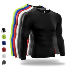 Men Quick Dry Running T-Shirts Compression Slim Fit Tops Tees Sport Tights Men 's Fitness Gym T Shirts Muscle Tee Training Wear 2024 - buy cheap