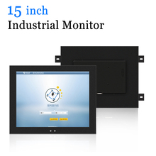 15 inch Metal Shell Industrial USB Touch Screen Computer Wall Hanging Monitor with VGA HDMI DVI AV TV Output 2024 - buy cheap