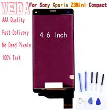 WEIDA 4.6" For Sony Xperia Z3Mini Compact LCD D5803 D5833 LCD Touch Screen Digitizer Assembly Black WITHOUT frame Free tool 2024 - buy cheap