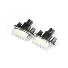 2pcs Led Licence Plate Light Number Plate Light CANbus White LED Lamp For Toyota Yaris/Vitz Camry Corolla Prius C Ractis Verso S 2024 - buy cheap