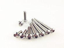 25pcs/Lot Metric M6 304 Stainless Steel A2 Button Head Hex Socket Cap Screw Bolt ISO7380 2024 - buy cheap