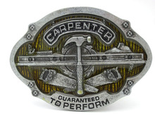 Carpenter Guananteed To Perform Belt Buckle 2024 - buy cheap