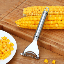Pelador de mazorca de maíz Premium, cortador de maíz de acero inoxidable, pelador Cob, pelador de granos, cortador de verduras, frutas, herramientas de cocina 2024 - compra barato
