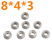 8Pcs/Pack Upgrade Steel Rolling Ball Bearing 8x4x3 for 1/16 1/18 HSP 86082 Wltoys 58044 Himoto RC Car Upgraded Spare Parts 2024 - buy cheap