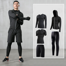 5PCS/Set Compression Sports Suits Men's Running Sets Quick Dry Basketball Tights Gym Fitness Sportswear Jogging Training Clothes 2024 - buy cheap