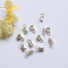 " Fake One Penalty Ten "3.5*8MM 40Pcs/5G 925 Sterling Silver Jewellery Rope Connectors Findings Jewelry Findings Accessories 2024 - buy cheap