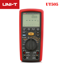 UNI-T UT505A 1000V Digital Handheld valores eficaces verdaderos Megger medidor de resistencia de aislamiento multímetro Ohm voltímetro Megohmmeter 2024 - compra barato