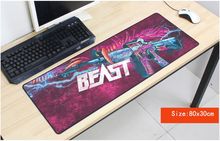 Mousepad de jogo, 800x300x2mm, tapete grande para mouse e mouse 2024 - compre barato